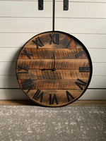 Load image into Gallery viewer, Rustic Barnwood Wall Clock
