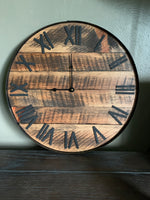Load image into Gallery viewer, Rustic Barnwood Wall Clock
