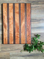 Load image into Gallery viewer, Cherry &amp; Black Walnut Butcher Block
